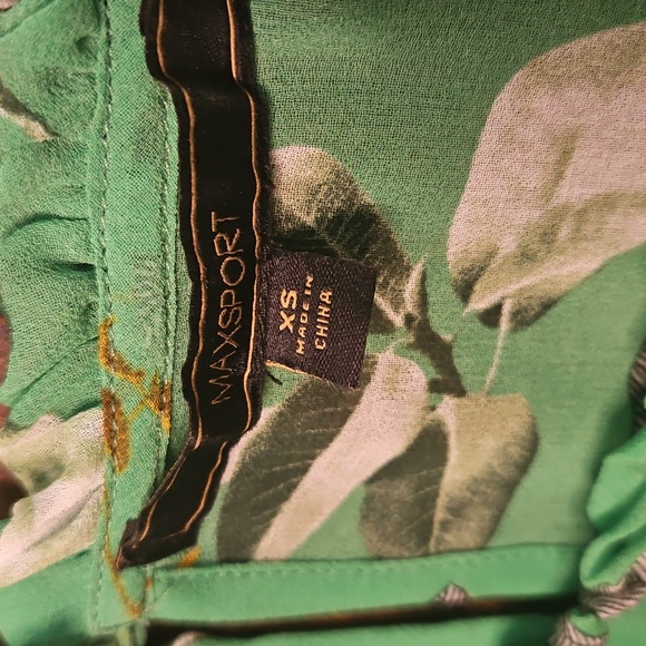 Maxsport Lush Verdant Tiered Ruffle Mini Dress - Picture 13 of 14